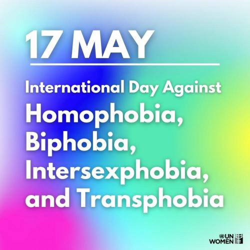 Un Women Statement For The International Day Against Homophobia Biphobia Intersexphobia And 